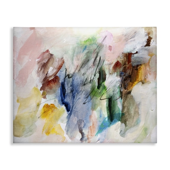 Stupell Industries Contemporary Earthy Pitter Patter Abstract Canvas Art, 20 x 16, by Gemma Bardot