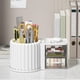 thumbnail image 5 of Makeup Brush Holder Organizer with 2 Drawers,360°Rotating White, 5 of 5