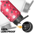 thumbnail image 2 of Christmas 18 oz Insulated Stainless Steel Water Bottle with Straw & Cleaning Brush , Leakproof, BPA-Free, 304 Stainless Steel, Wide Mouth, Travel Mug for Car, Gym, Office, 2 of 5