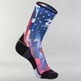 thumbnail image 5 of Zensah Independence Patriotic Socks (Mini Crew) L / USA Flags, 5 of 5