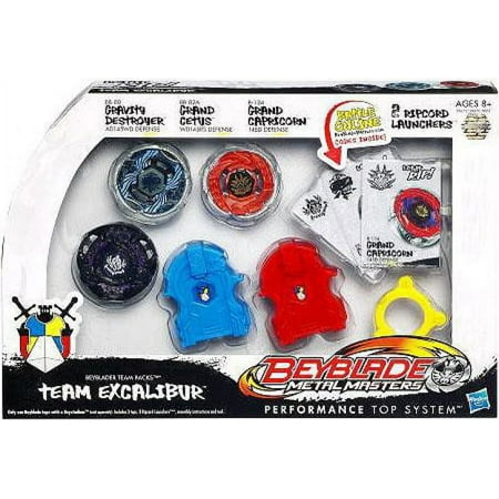 Beyblade Metal Masters Team Excalibur Top Set