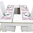 thumbnail image 4 of Rectangular Placemats of 1 Washable Table Mat Suitable for Dining Tables12x18 Inch Purple Whirlwind, 4 of 8