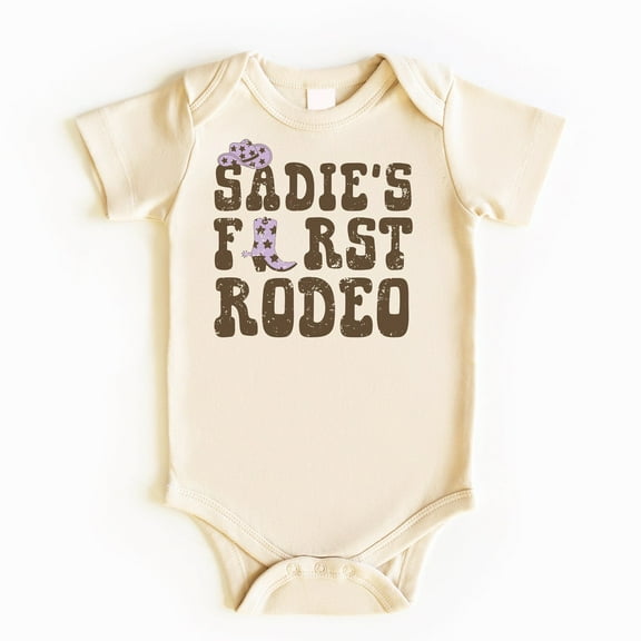 My First Rodeo Baby Bodysuit, Rodeo Birthday, Baby Bodysuit, First Birthday Outfit, Birthday Girl Shirt, First Birthday Shirt, Girl Birthday Cute Baby Onesie, BABY BODYSUIT LAT 4424