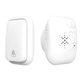 thumbnail image 1 of Timbre Inalámbrico MACHAO Autogenerador Europeo Blanco, 1 of 3