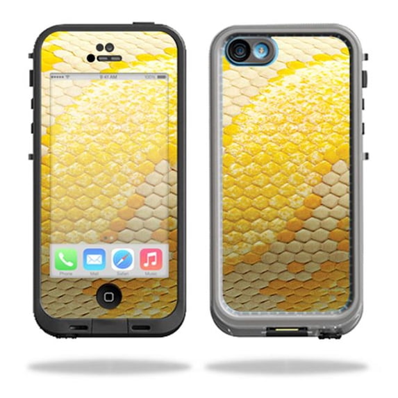 MightySkins LIFIP5C-Albino Python Skin for Lifeproof iPhone 5C Case Fre Wrap Cover Sticker - Albino Python