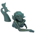 thumbnail image 2 of Meara, the Mermaid Sculptural Garden Swimmer, 2 of 8