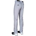 thumbnail image 3 of Pantalones de béisbol Rawlings para niños, ribeteados, gris/negro, talla S, 3 of 5