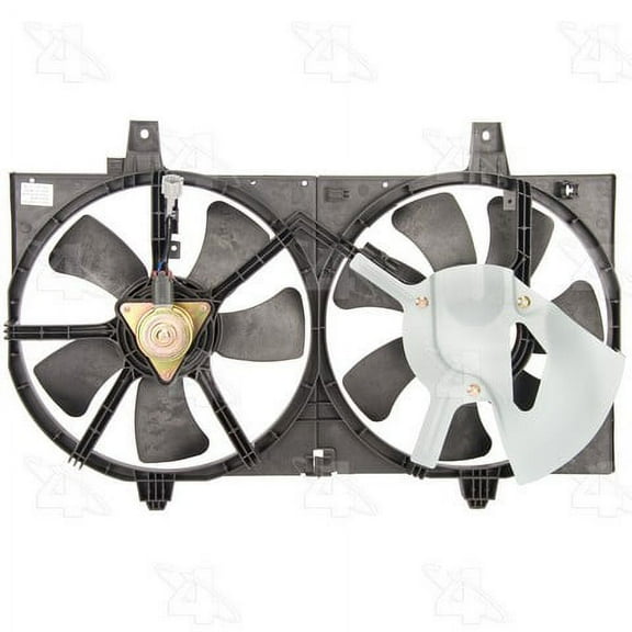 Four Seasons Dual Radiator and Condenser Fan Assembly P/N:75527 Fits select: 2002-2006 NISSAN SENTRA