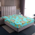thumbnail image 3 of YST Tennis Print Bed Sheets Tennis Racket Fitted Sheet Queen Size for Kids Teens, Ball Sport Bedding Sports Game Sheet, Tennis Theme Bed Cover (Deep Pocket), 3 of 6
