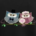 thumbnail image 3 of CafePress - Wedding Owls Art Pajamas - Women's Short Sleeve Print T-Shirt and Pants Dark Cotton Pajama Set, 3 of 7