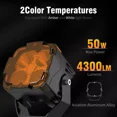 thumbnail image 4 of Linterna LED 10000 lúmenes, 5000 mAh USB recargable 26650 batería incluida, 54 modos de luz, zoom, largo tiempo de trabajo linterna táctica de mano para camping, senderismo, caza, emergencia, 4 of 8