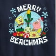 thumbnail image 3 of SpongeBob SquarePants - Merry Beachmas - Toddler And Youth Crewneck Fleece Sweatshirt, 3 of 6