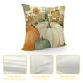 thumbnail image 4 of BCIIG   Fall Pillow Covers   Watercolor Pumpkin Maple Leaves Happy Fall Pumpkin outdoor Throw Pillow Case Autumn Thanksgiving Farmhouse Decoration for Home couch 20x20in, 4 of 5