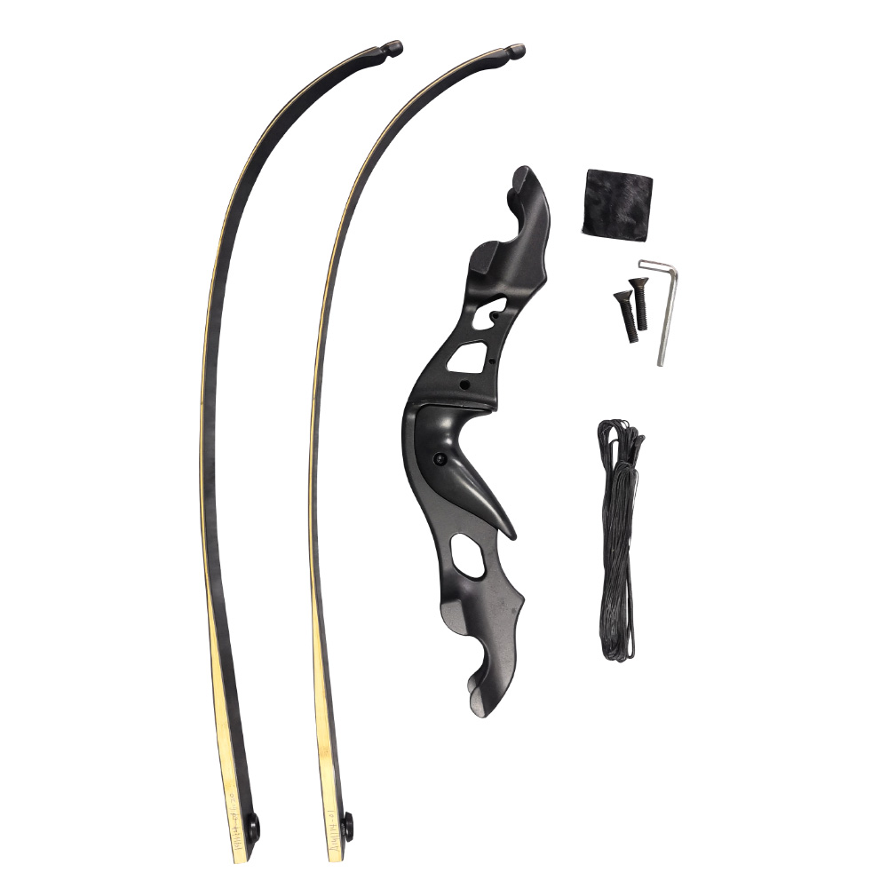 AMEYXGS Archery 60" Hunting Recurve Bow 20-55lbs Takedown Aluminum Riser Archery Outdoor