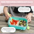 thumbnail image 2 of Meli Glass Bento Box with Silicone Sleeve - 740 ml - blue- 1 unit, 2 of 6