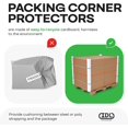 thumbnail image 4 of IDL Packaging Cardboard Edge Protector 2" x 2" x 12", Pack of 100 - V-Board Reinforced Cardboard Corners for Shipping, 4 of 7