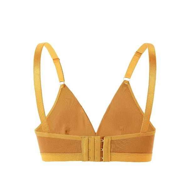 Women‘s Plus Size Comfortable Wireless Triangle Bra - Perfect for Casual  Wear
