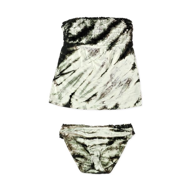 Lucky Brand - Bandini de 2 piezas para mujer, verano Lovin' Tie-Dye, color blanco hueso, peque?o Lucky Brand Bandini