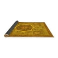 thumbnail image 2 of Ahgly Company Indoor Rectangle Oriental Yellow Modern Area Rugs, 2' x 5', 2 of 4