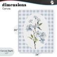 thumbnail image 4 of Stupell Industries French Country Blooms on Blue Checkers Canvas Art, 24 x 30, by Lanie Loreth, 4 of 8