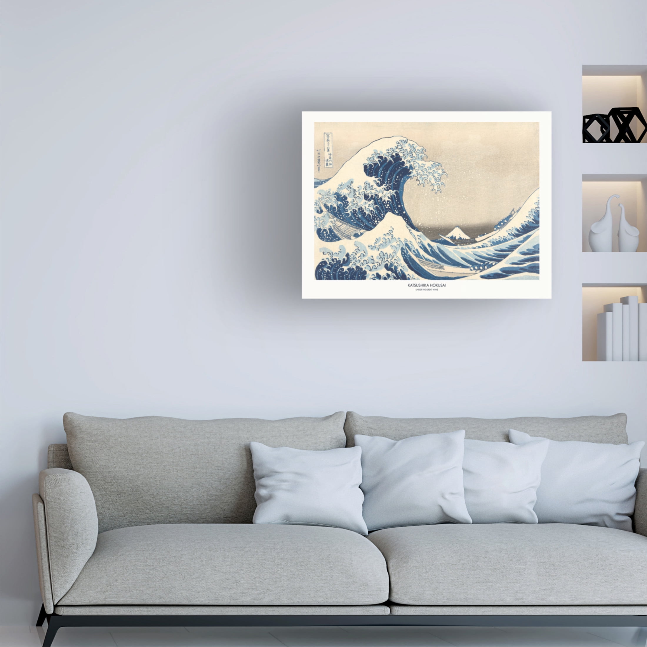 Trademark Fine Art Pictufy Under The Great Wave Canvas Wall Art