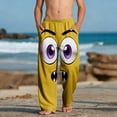 thumbnail image 1 of Pantalones largos para niños y niñas, de moda, estampados, casuales, de playa, con bolsillos., 1 of 9