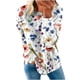 thumbnail image 1 of ICHUANYI Clearance Women's Fashion Printed Loose T-shirt Long Sleeves Blouse Round Neck Casual Tops Sweatshirt ICHUANYI "ICHUANYI", 1 of 4