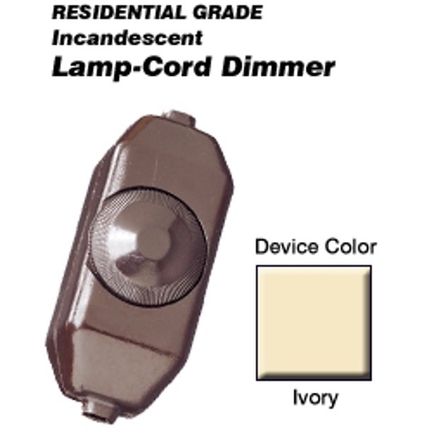 Leviton 62503I Dimmer Lamp Cord Incandescent SinglePole 200W 120 Volt