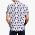 thumbnail image 4 of Daiia Ornamental Turtles Pattern Men’s Polo Shirts,Solid Deck Shirt,Classic Fit, Breathable Cotton Polo for Casual and Sport Wear-4X-Large, 4 of 9