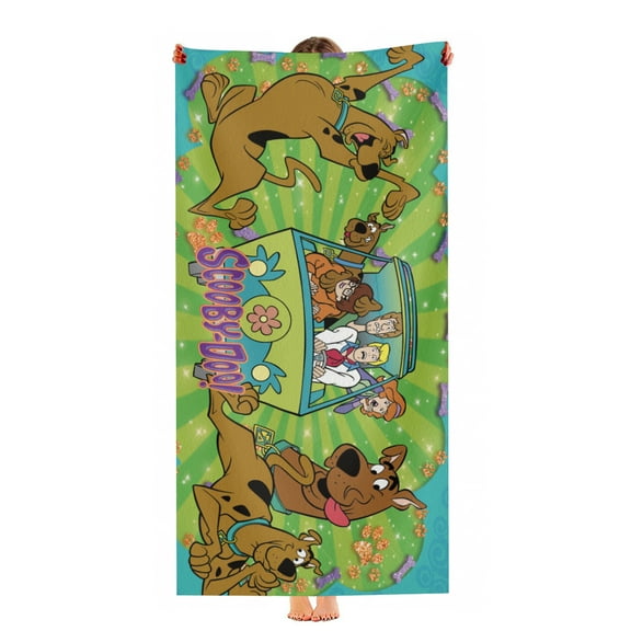 Scooby Beach Towel Gift for Women Girls Boys Teenager Men 30"x60" Quick Drying Microfiber