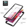 thumbnail image 2 of Galaxy S20 FE Case with Built-in Screen Protector, Dteck Full Body Protection Hybrid Rugged Shockproof Case Transparent Clear PC Back Cover for Samsung Galaxy S20 FE, Black, 2 of 6