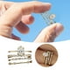 thumbnail image 2 of 4 Pcs Zircon Anillo Juegos para Mujeres Niñas Elegante Zirconia Anillos Set Moda Joyería Regalos de cumpleaños para las señoras, 2 of 8