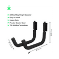 thumbnail image 5 of Kayak Paddle Board Wall Mount Rack Heavy Duty Powder Coated Snowboard Display Surfboard Storage Black, 5 of 7
