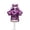Purple, variant on Satin Pet Pajama with Bow Button Up Dog Shirt Breathable Polyester Loungewear for Small Medium Puppy Cats Indoor Sleep Party