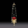 thumbnail image 2 of Christian Brands Hanging Sanctuary Lamp with Ruby Glass, 2 of 2
