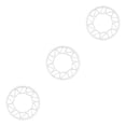 thumbnail image 1 of xinxixnxx Improved Performance And Wide Compatibility - Durable Bike Crank set Bicycles Crank Chain Ring 52T silver 3Set, 1 of 6