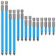 thumbnail image 3 of 14 Pcs Magnetic Anti Screwdriver Bits Set Impact Driver Bit Set 1/4 Inch Hex Drill Bit Set, 3 of 5