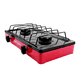 thumbnail image 2 of Parrilla DE Gas ALFAMEX roja 2 QUEMADORES esmaltada, 2 of 4