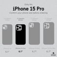 thumbnail image 2 of Pelican Shield Black Series Apple iPhone 15 Pro Case [MagSafe Compatible] 21ft MIL-Grade Drop Protection - Black, 2 of 5