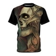 thumbnail image 6 of Beautiful Skull Zombie Unisex AOP Cut & Sew Tee S-5XL, 6 of 7
