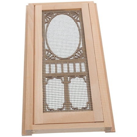 OHOIOLLA Mini Door Wood 1Pcs 7.27x3.54x0.47in