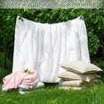 thumbnail image 6 of Waffle Weave Comforter Set 2PCS Twin Size, Soft Breathable Lightweight Warm for All Season, Elegant Aesthetic Home Decor Bedding Set Collection, 1 Comforter with 1 Pillow Sham, White, 6 of 10