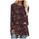 thumbnail image 1 of Blusa suelta informal de manga larga con cuello redondo para mujer, camisas con estampado de Halloween Fridja  czfsfas3094, 1 of 5