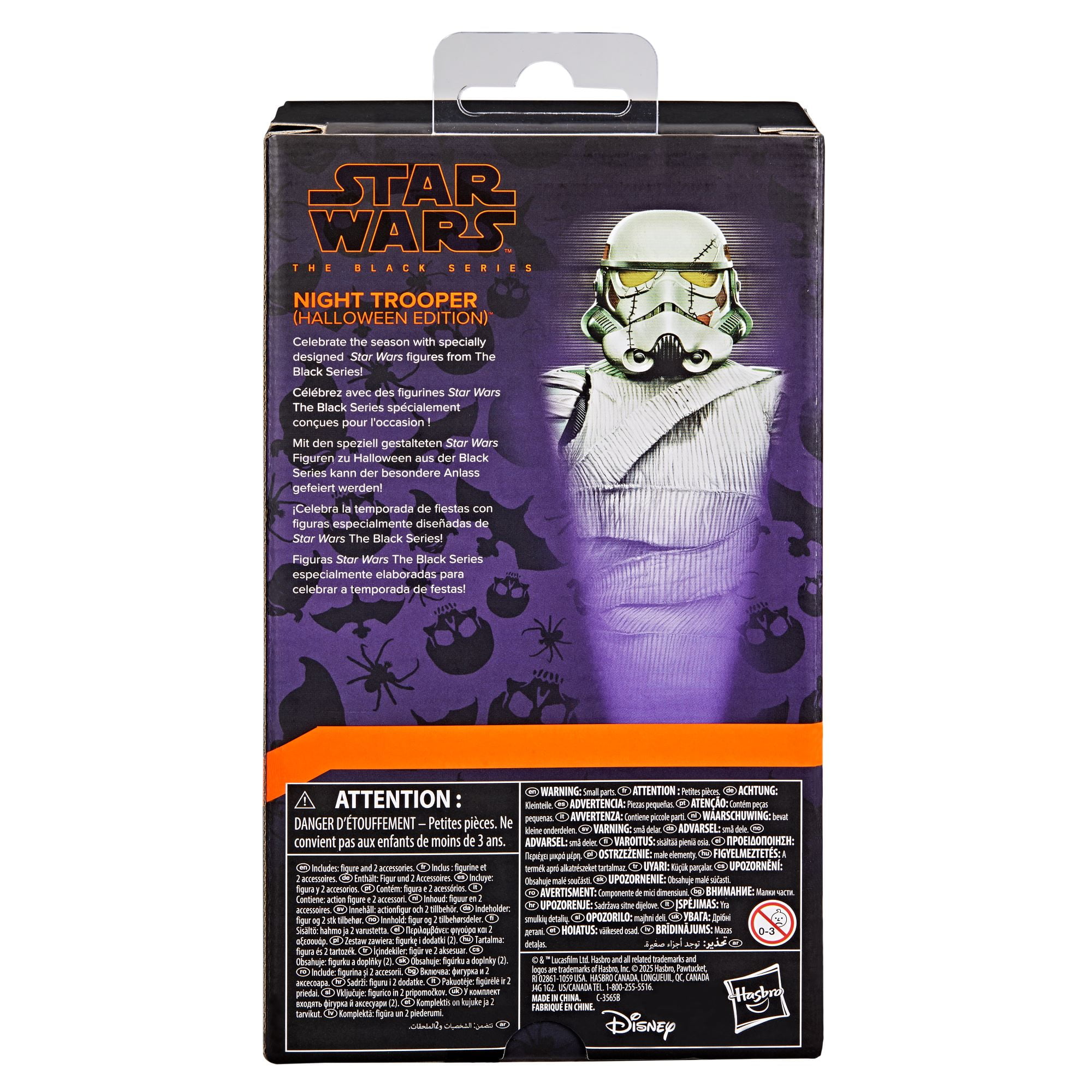 Star Wars The Black Series, figurine de collection Night Trooper (Halloween Edition) de 15 cm