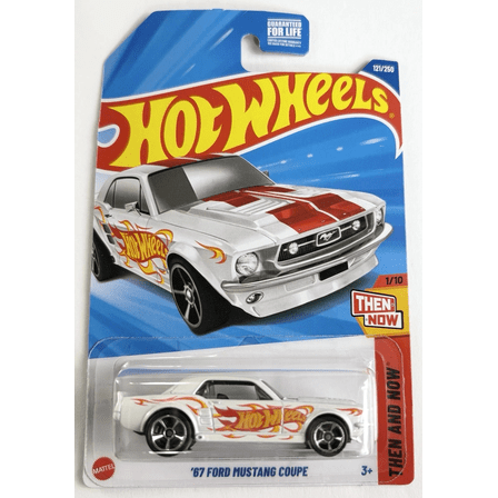 Hot Wheels '67 Ford Mustang Coupe 121/250 Then and Now 1/10