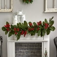 thumbnail image 3 of Nearly Natural 4265 Guirlande Artificielle de Magnolia et de Baies de Pin 5 Po., 3 of 3