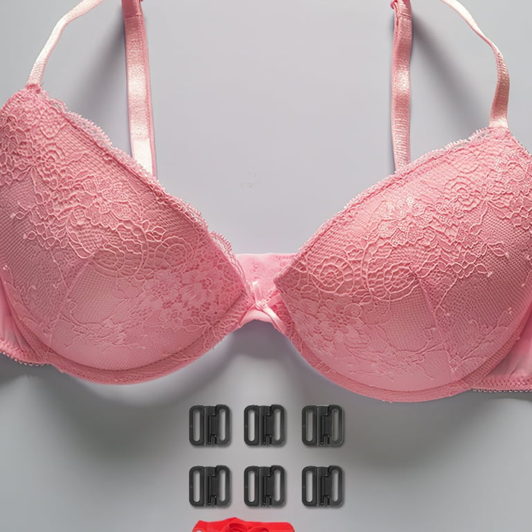 100 Sets Bras Stability Breastfeeding Bra Front Clasp Bra Clasp Buckle  Parts Underwear Button Breast-feeding Plastic Miss