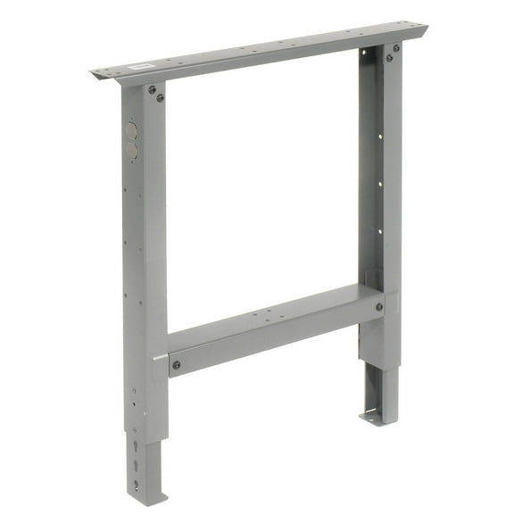 Adjustable Height Leg For 30" Benches, 29" to 35", Gray