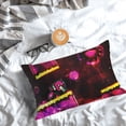 thumbnail image 5 of Lsque Geometry Dash Pattern Bedding Waterproof Pillow Protector Zippered Queen – Bed Bug Proof Pillow Encasement-16"x24", 5 of 6