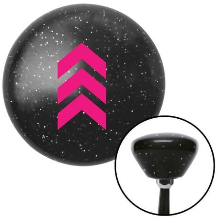 American Shifter Pink Military Arrows Up Black Retro Metal Flake Shift Knob with M16 x 1.5 Insert Brody